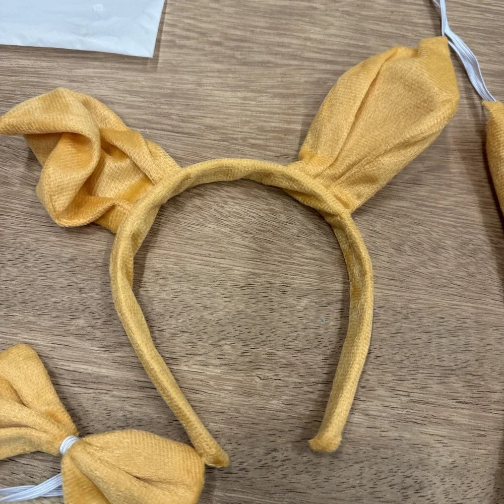 Kids Kangaroo Tail Ears And A Bow Costume‎ Accessories
